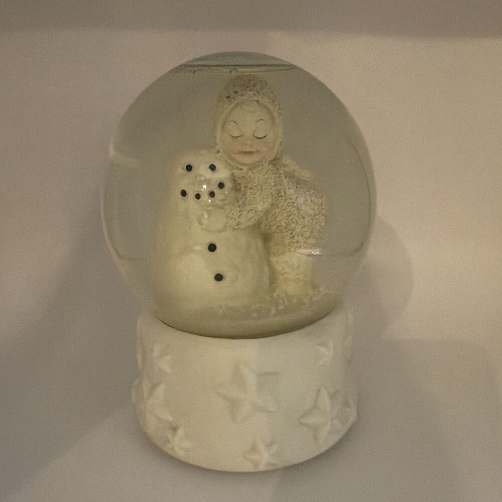 Department 56 Snowbabies Musical Snow Globe I’ll Hug You Goodnight Frosty